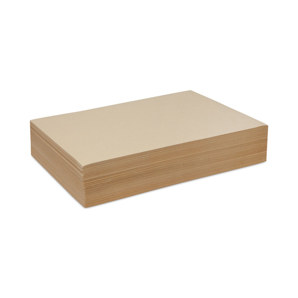 Pacon Cream Manila Drawing Paper, 50 lb Cover Weight, 12 x 18, Cream Manila, 500/Pack